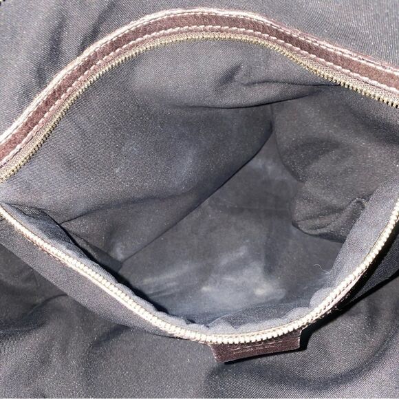 GUCCI Horsebit Canvas Leather Hobo Bag 💼 Brown/Black - Picture 15 of 16
